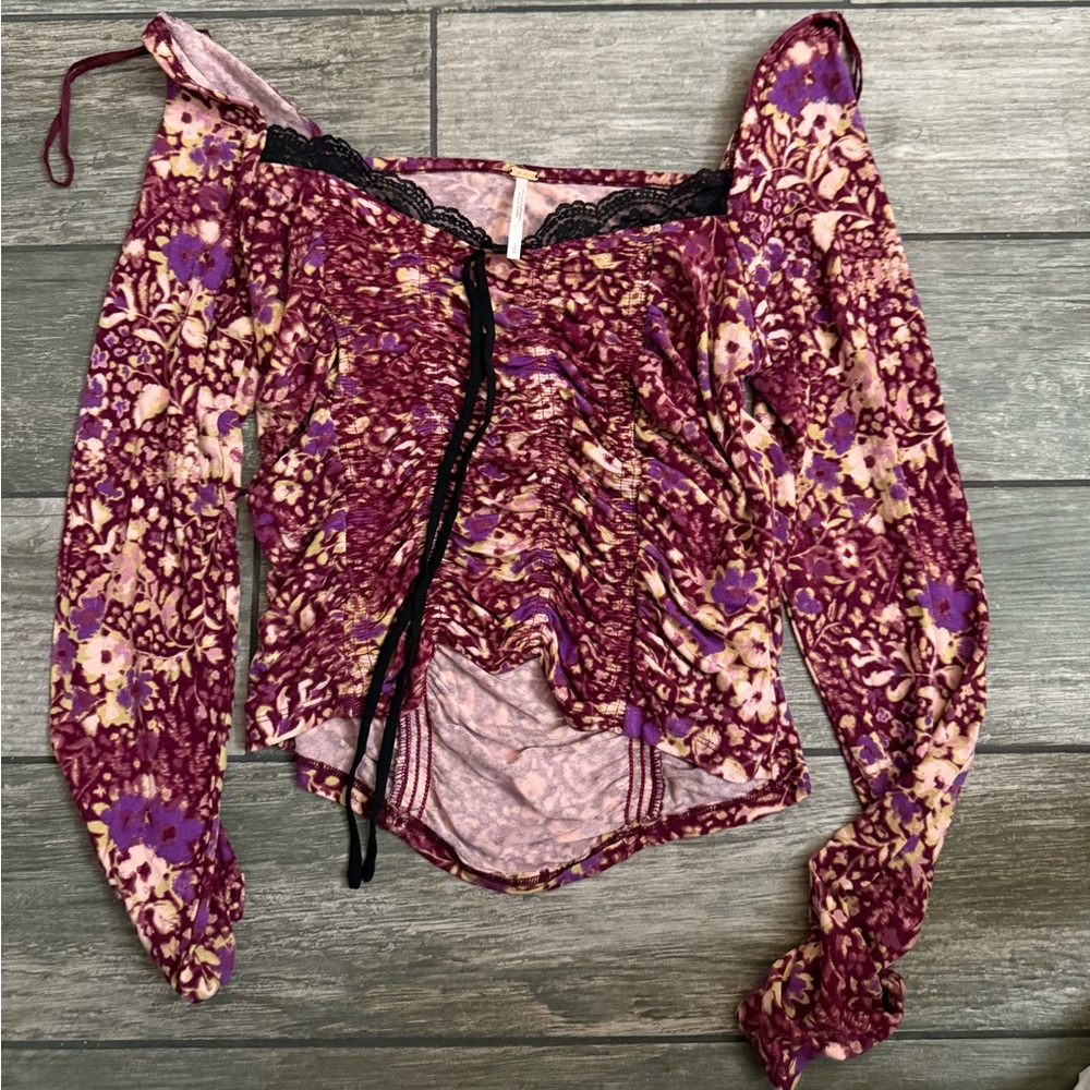Free People Layer It On Me Ruched Top - Picture 4 of 5